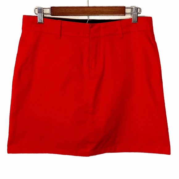 Volcom Red Mini Skirt Size 7 - Picture 1 of 6